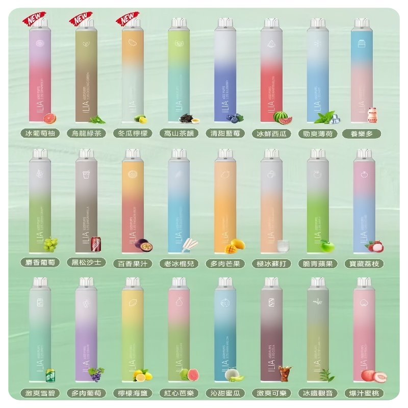 ILIA BAR 4哩啞一次性大容量6500Puffs拋棄式電子煙【激爽可樂】:圖片 2