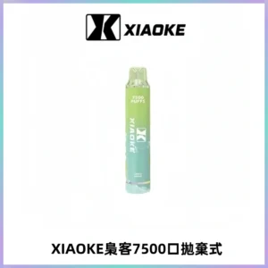 XIAOKE梟客7500Puffs跑馬燈拋棄式電子煙 可發光一次性